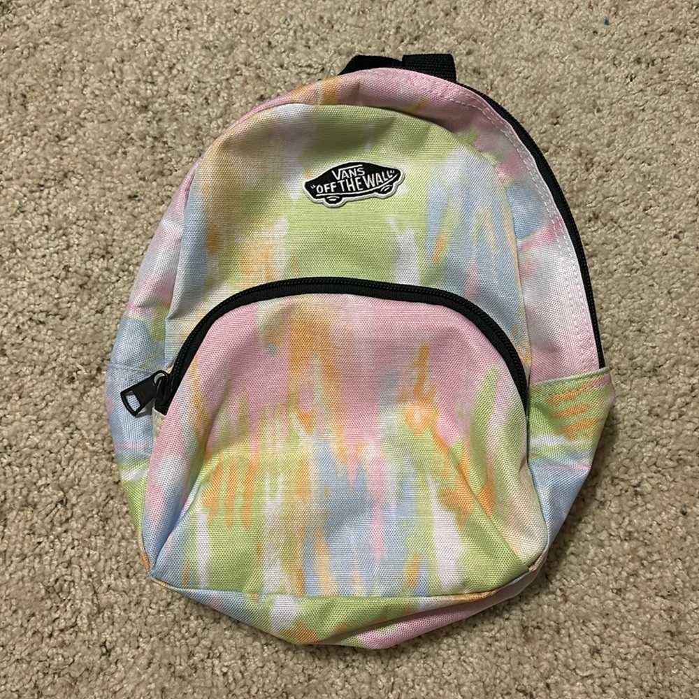 NWT Vans mini backpack - adorable tie dye!